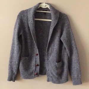 ⭐️J. Crew gray cardigan sweater size xs